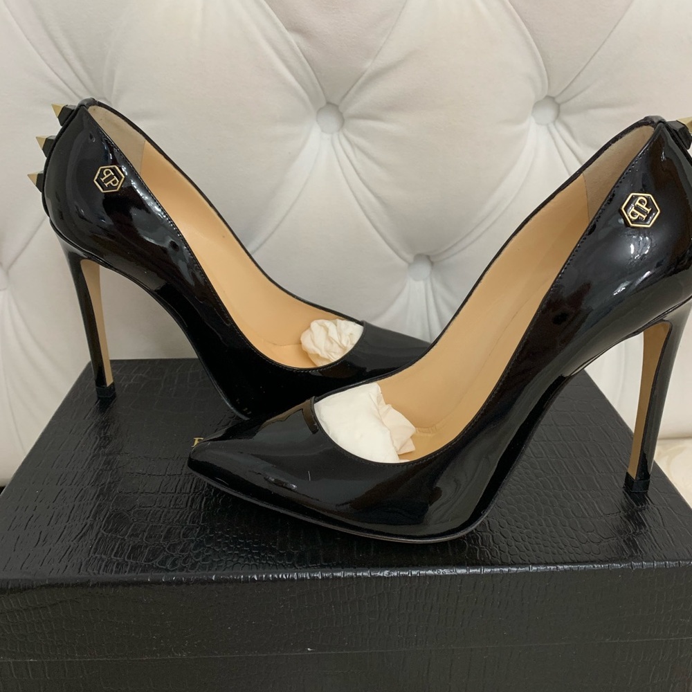 Philipp Plein Black Pump Heels - Never Worn-Size 6